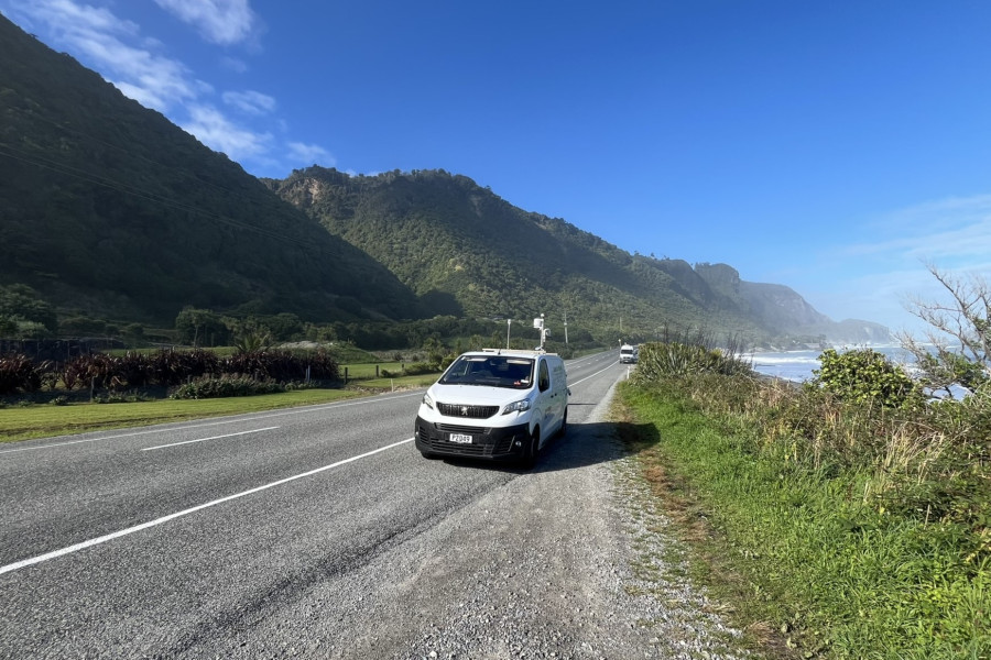 The mobile lab on the West Coast. Photo: Leigh Fleming