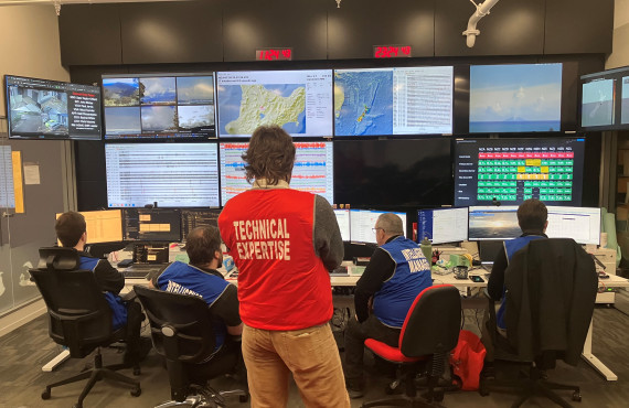 Kamchatka tsunami on NGMC screens