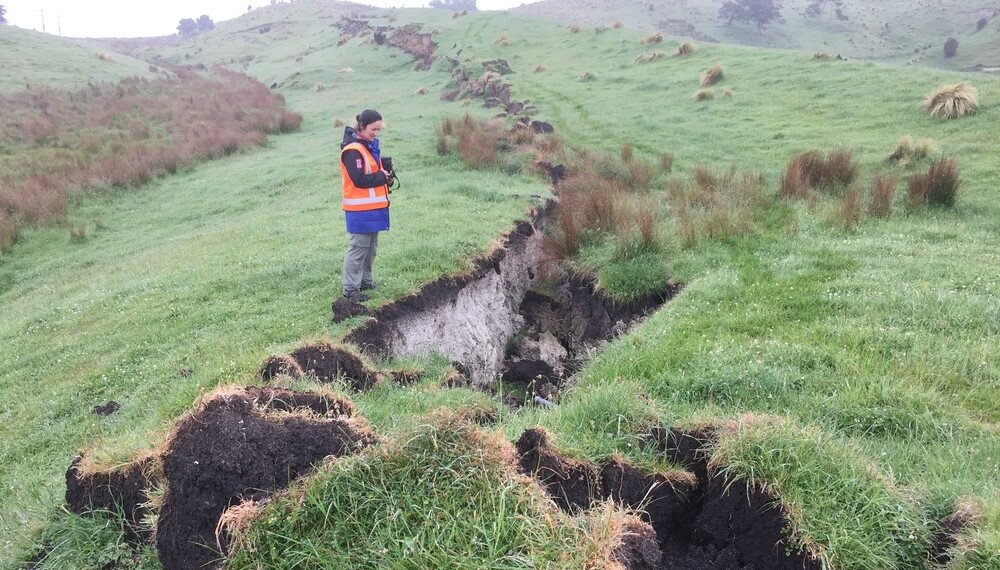 Rupture of the Kekerengu Fault following the 2016 Kaikoura Earthquake cropped